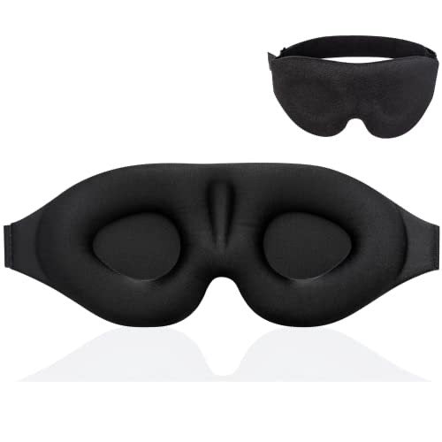 3D Three-dimensional Sleep Eye Mask Aviation Travel Memory Foam Concave Blackout Eye Mask