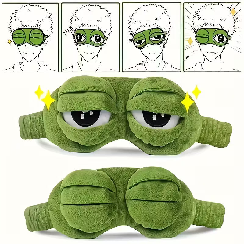 Frog Sleep Mask – Soft & Light-Blocking Eye Mask for Better Sleep