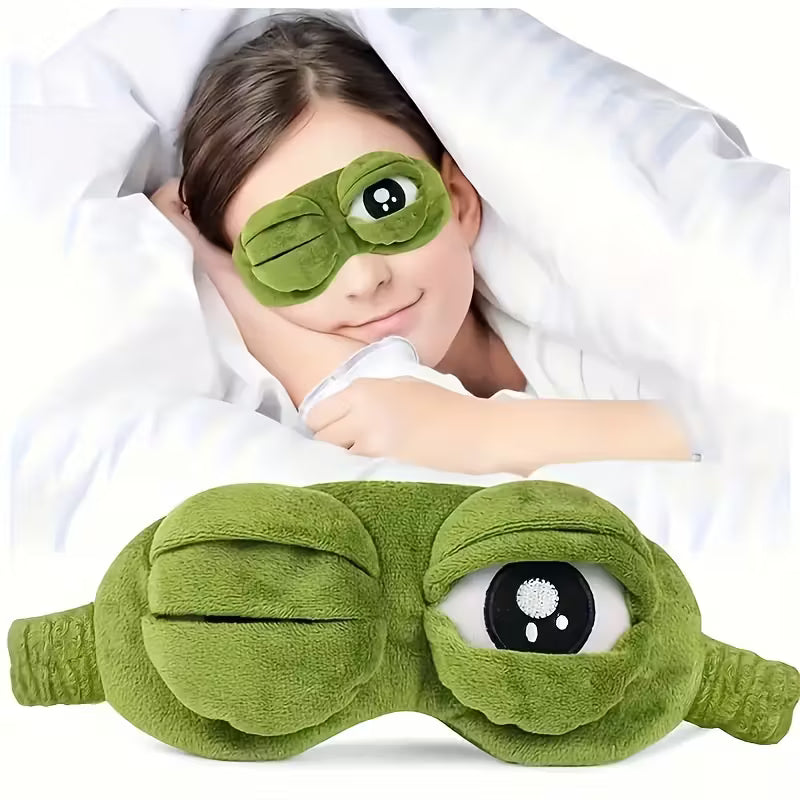 Frog Sleep Mask – Soft & Light-Blocking Eye Mask for Better Sleep