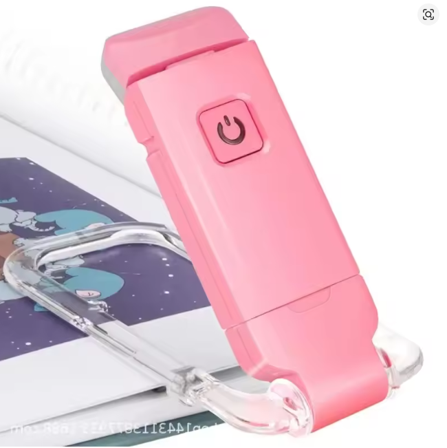 Portable Clip-On Book Light – Eye-Caring LED Reading
