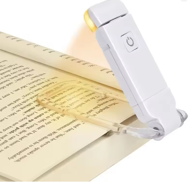 Portable Clip-On Book Light – Eye-Caring LED Reading