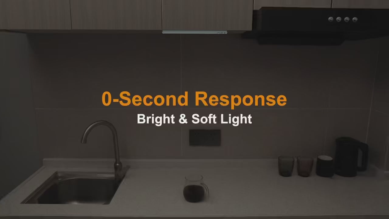 Load video: solara 84-LED Magnetic Under-Cabinet Lights – 2-Pack